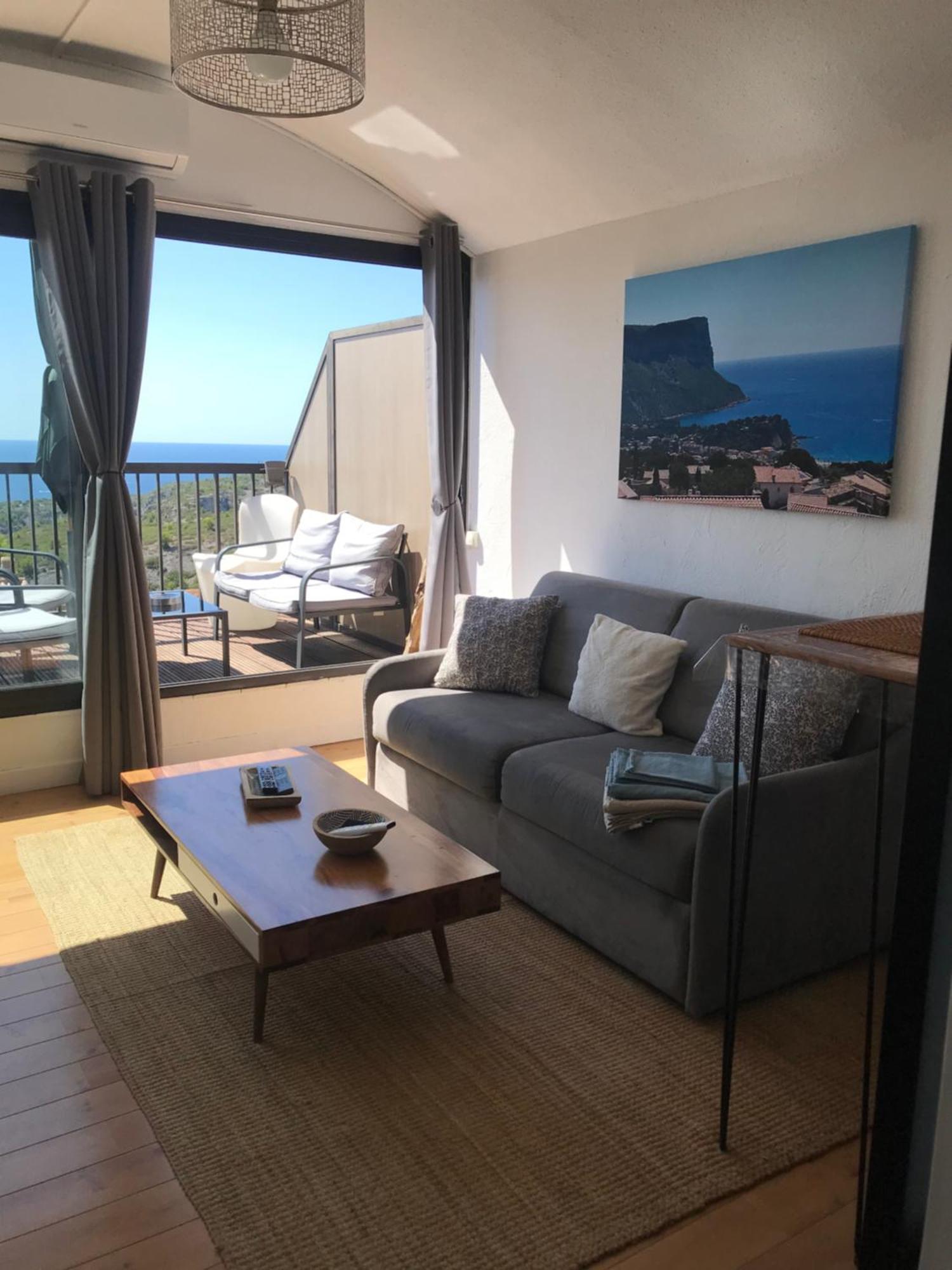 Magnifique Studio Cassis Vue Mer Kültér fotó